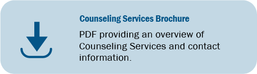 Counseling Services Brochure
