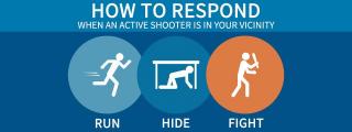 Run, Hide, Fight Active Shooter Steps