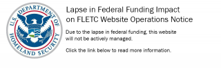 Lapse in Federal Funding Notice
