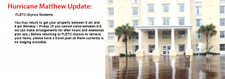 Hurricane Matthew Update